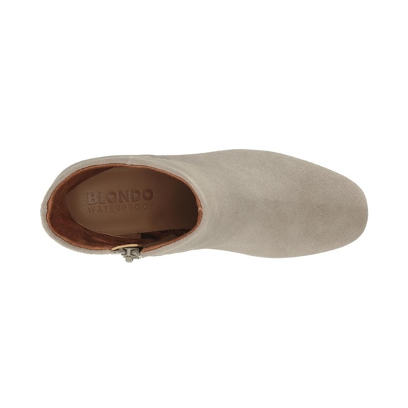 Blondo Women's Alida Waterproof Suede Ankle Bootie in Fallen Rock Gray Size 10 - Picture 5 of 15